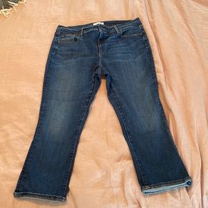 Modern kick crop jeans